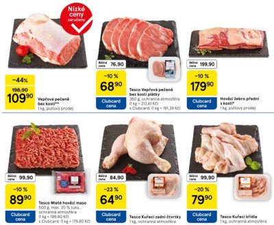 Akční leták týdne Tesco, platný od 19. 2. do 25. 2.