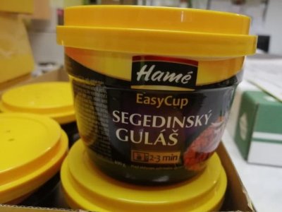 Segedínský guláš v produktové nádobě