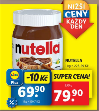 Bomby z akčního letáku týdne Lidl od 27. 2.
