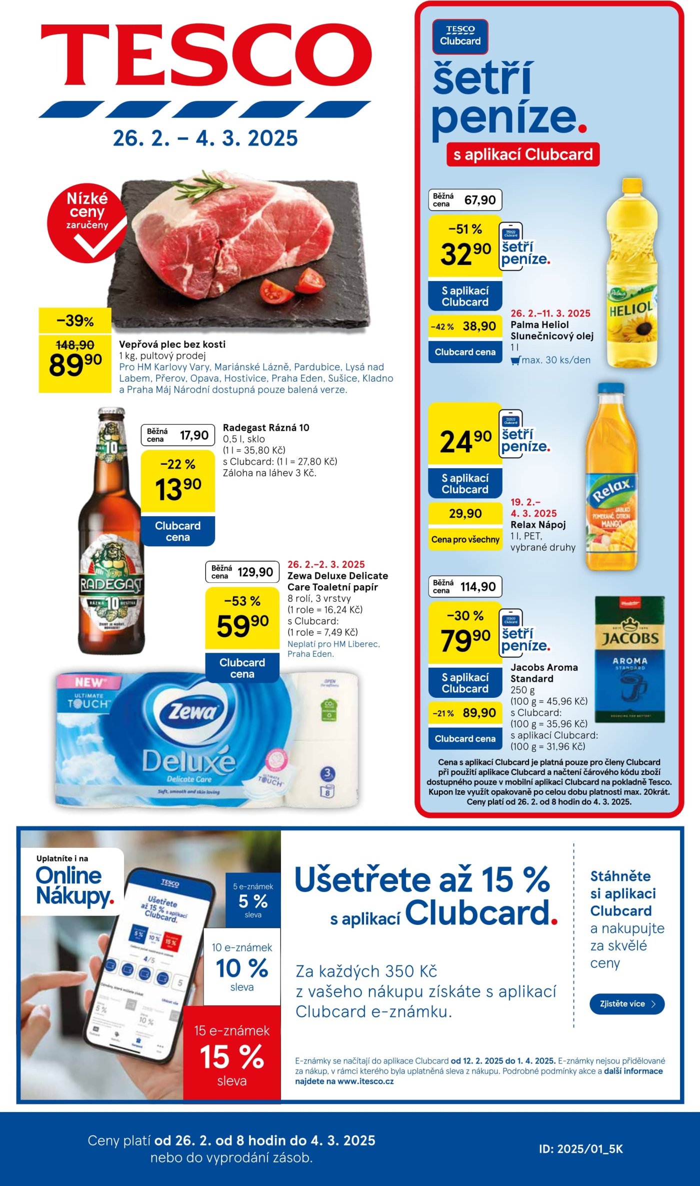 Akční leták Tesco platný od 26. 2. do 4. 3. 2025