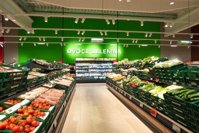 Ovoce a zelenina v prodejně Kaufland
