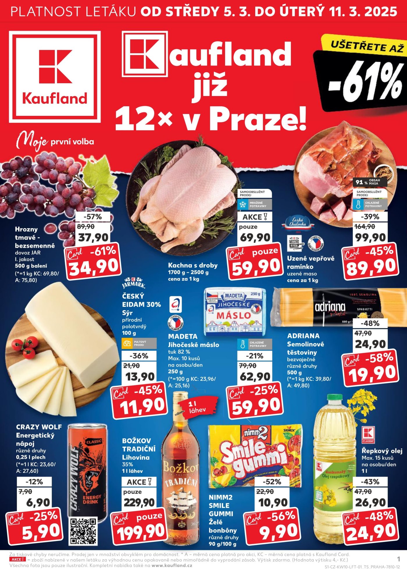 Akční leták Kaufland platný od 5. 3. do 11. 3.