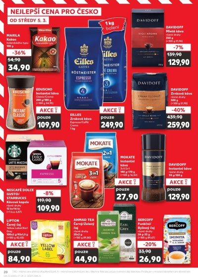 Akční leták Kaufland platný od 5. 3. do 11. 3.