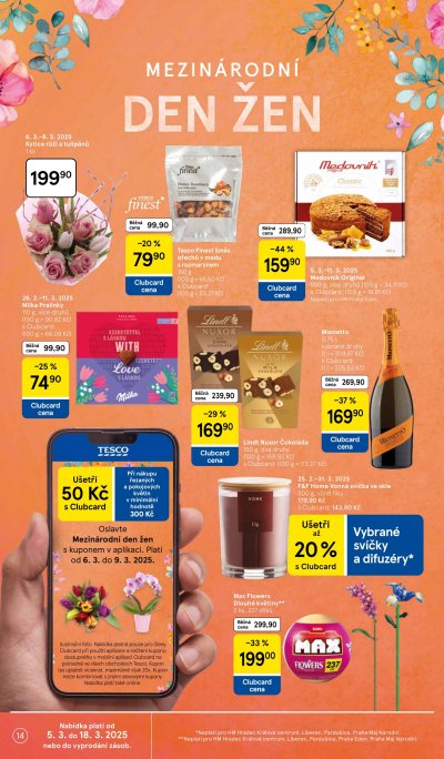 Speciality z akčního letáku týdne Tesco od 5. 3.