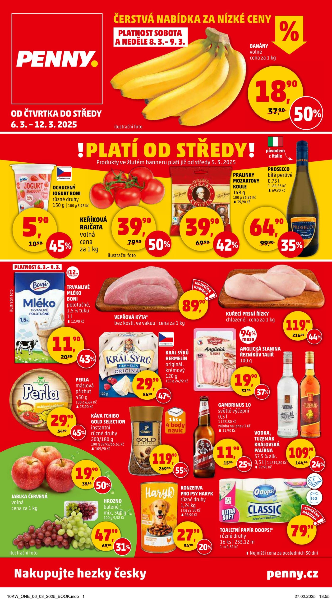 Akční leták PENNY platný od 6. 3. do 9. 3.