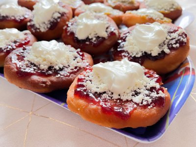 Vdolky s marmeládou