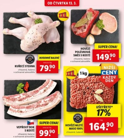 Akční leták týdne Lidl od 13. 3.