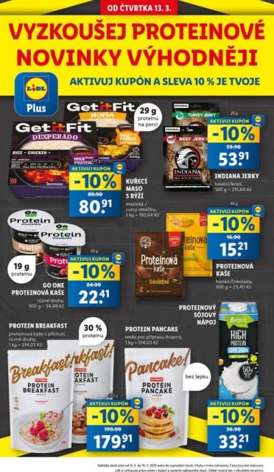 Speciality z akčního letáku Lidl od 13. 3.
