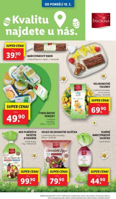 Speciality z akčního letáku Lidl od 13. 3.