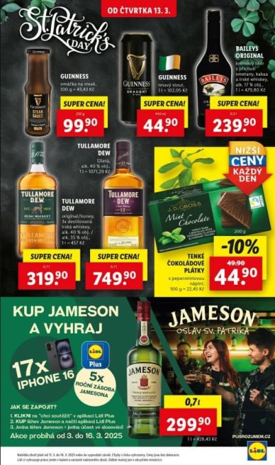 Speciality z akčního letáku Lidl od 13. 3.