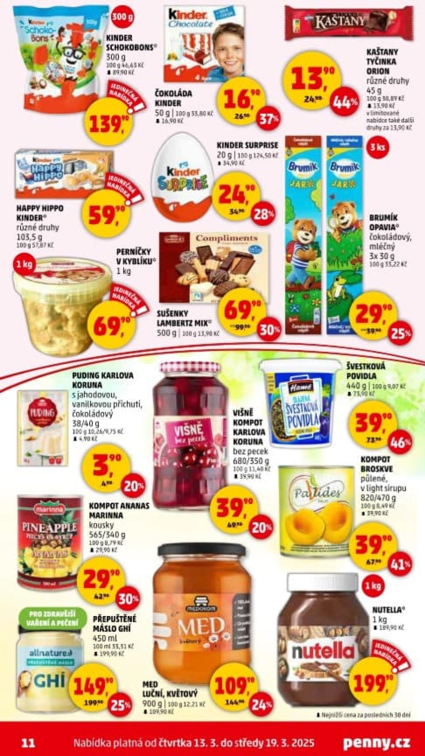 Speciality z akčního letáku PENNY od 13. 3.