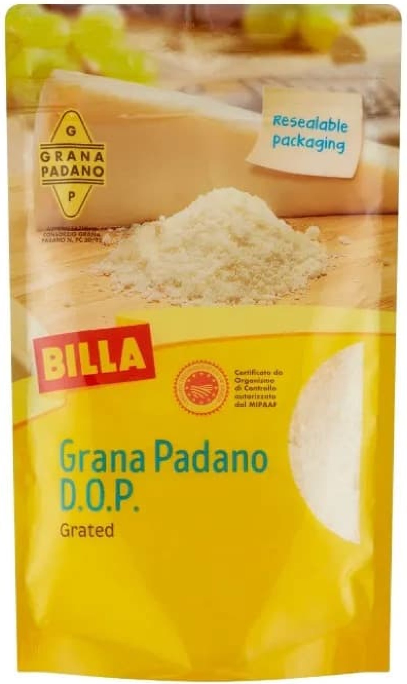 BILLA GRANA PADANO STROUHANÉ 125 g
