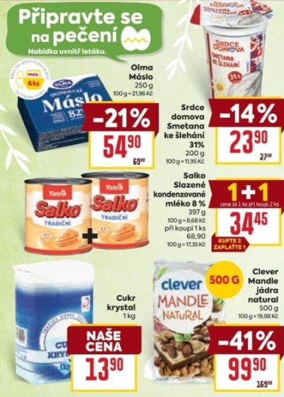 Speciality z akčního letáku BILLA od 19. 3.