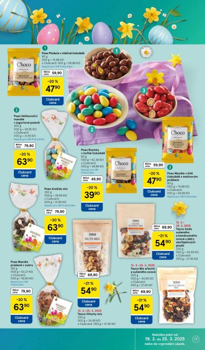 Speciality z akčního letáku Tesco od 19. 3.
