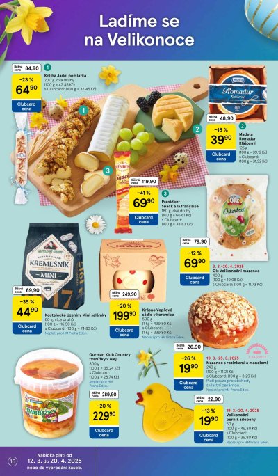 Speciality z akčního letáku Tesco od 19. 3.