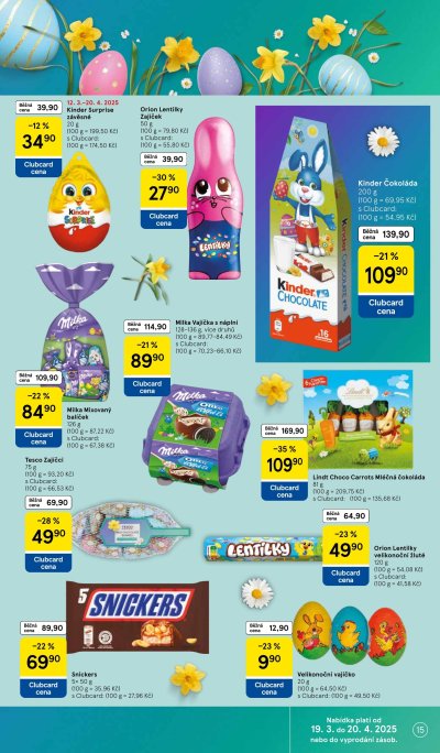 Speciality z akčního letáku Tesco od 19. 3.