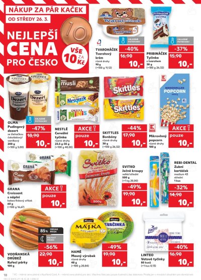 Speciality z akčního letáku týdne Kaufland od 26. 3.