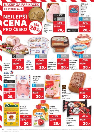 Speciality z akčního letáku týdne Kaufland od 26. 3.
