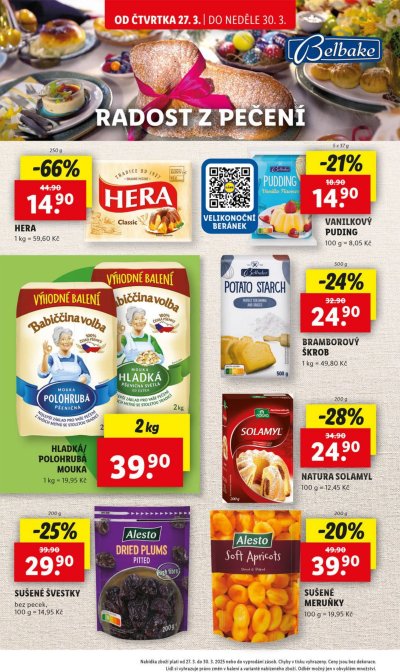 Akční leták týdne Lidl od 27. 3. do 30. 3.