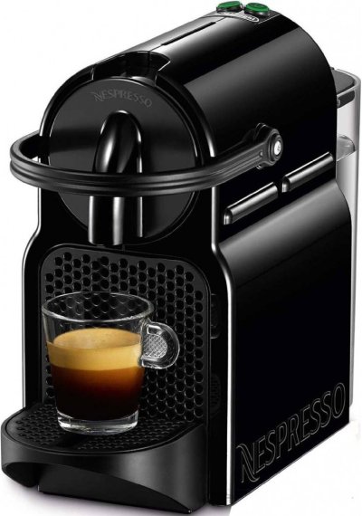 Černý kávovar DeLonghi