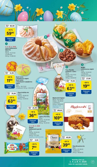 Speciality z akčního letáku týdne Tesco od 2. 4.