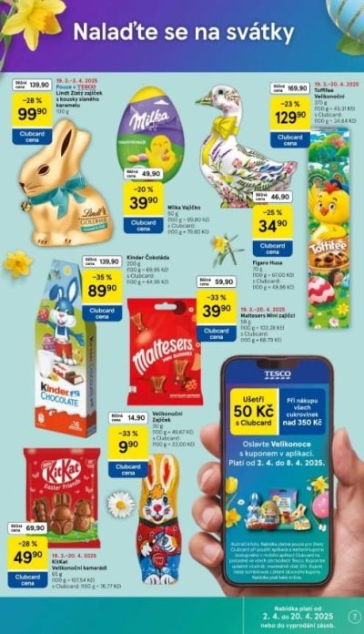 Speciality z akčního letáku týdne Tesco od 2. 4.