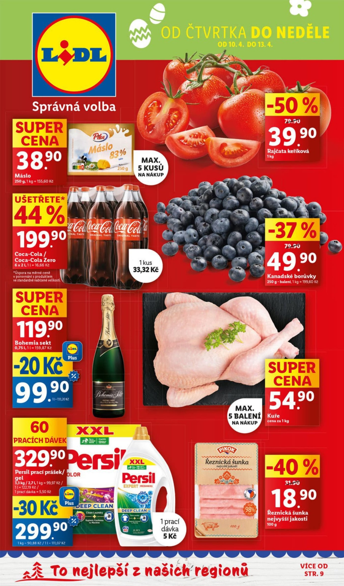 Akční leták týdne Lidl platný od 10. 4. do 13. 4.
