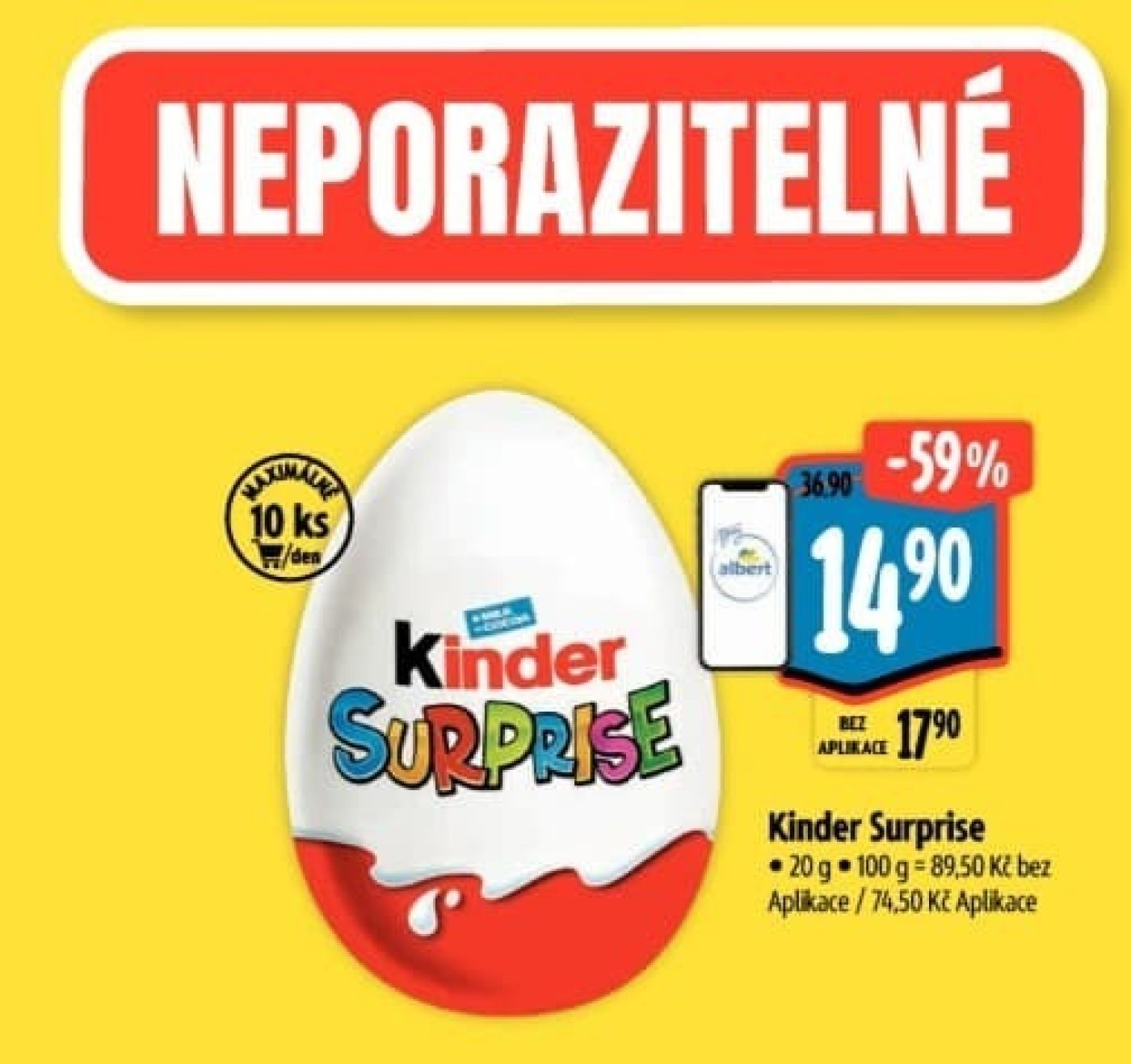 Speciality z akčního letáku týdne Albert od 9. 4.