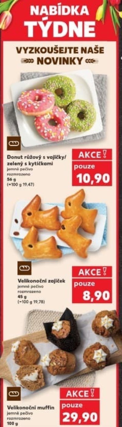 Speciality z akčního letáku týdne Kaufland od 9. 4.