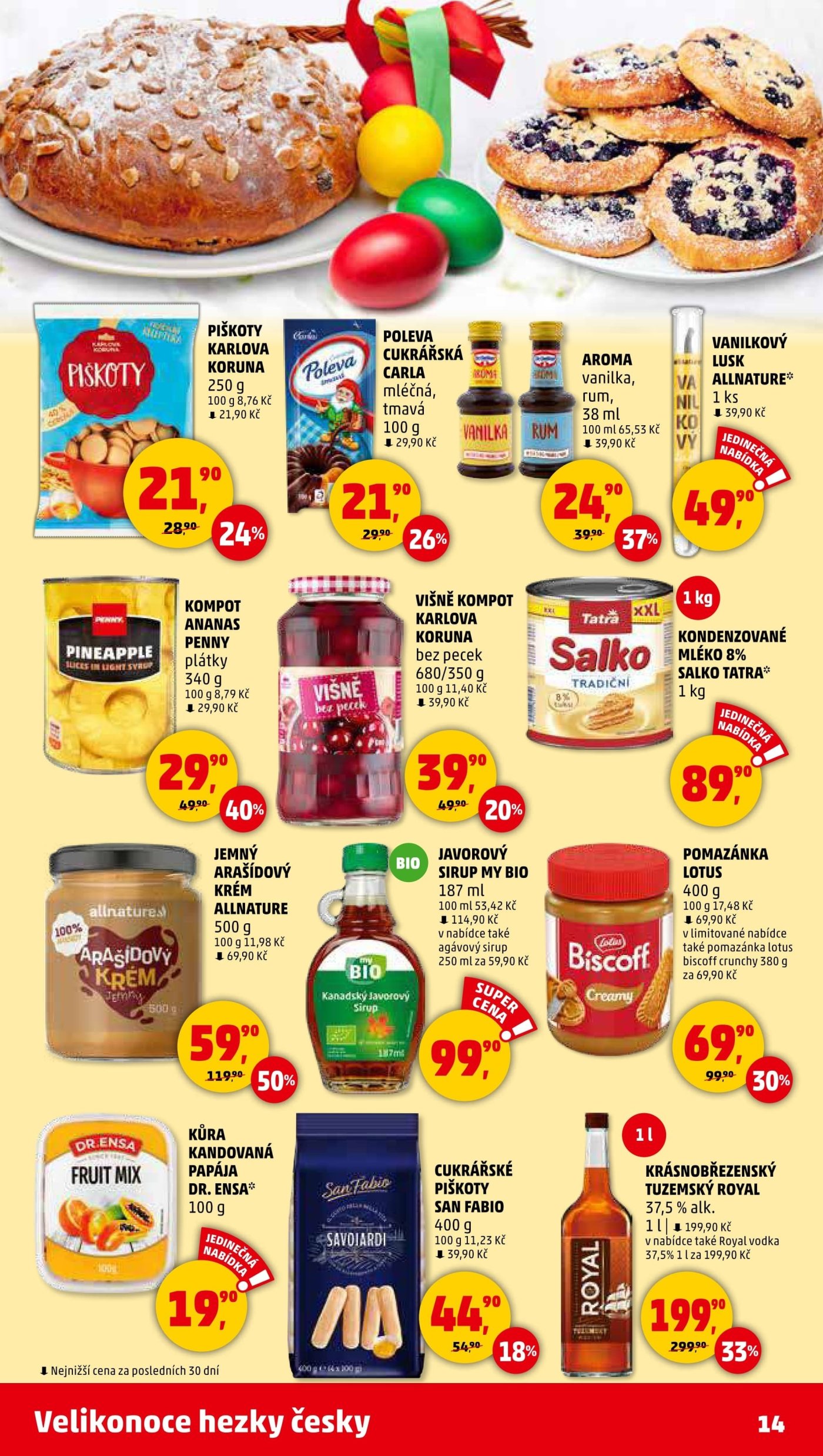 Speciality z akčního letáku týdne PENNY od 10. 4.