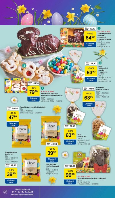 Speciality z akčního letáku týdne Tesco od 9. 4.