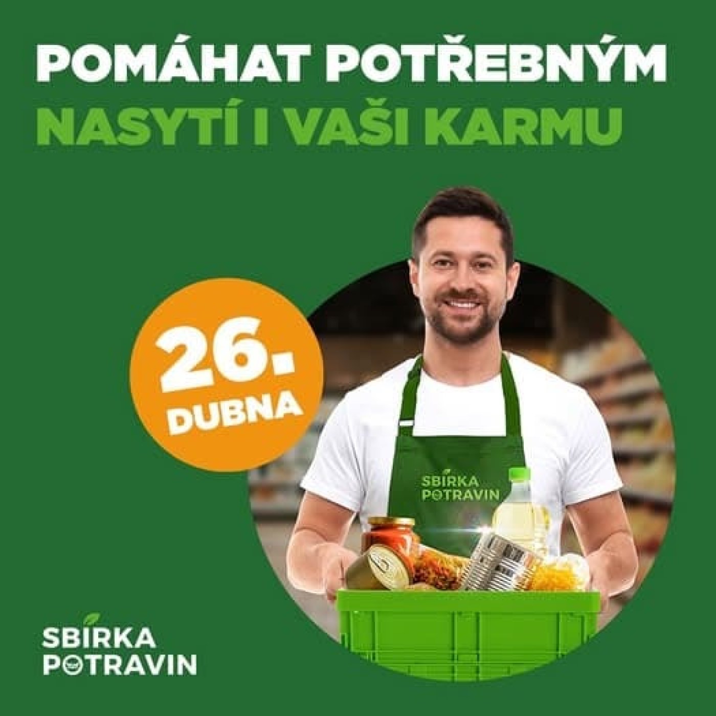 Plakátek potravinové sbírky