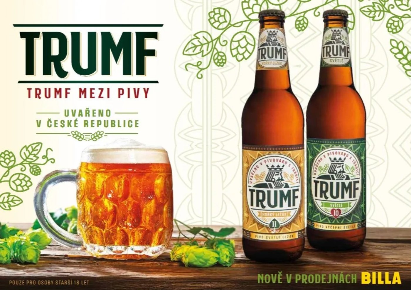 Reklama na piva Trumf