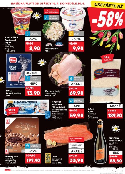 Akční leták týdne Kaufland od 16. 4.