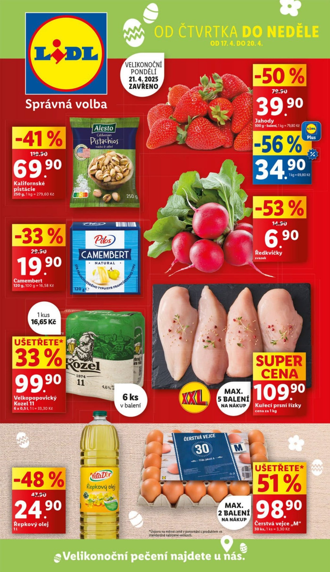 Akční leták týdne Lidl od 17. 4.