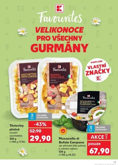 Speciality z akčního letáku týdne Kaufland od 16. 4.