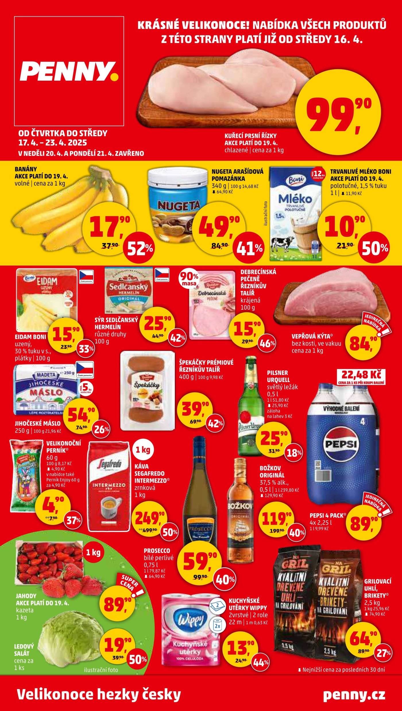 Speciality z akčního letáku týdne PENNY od 16. 4.