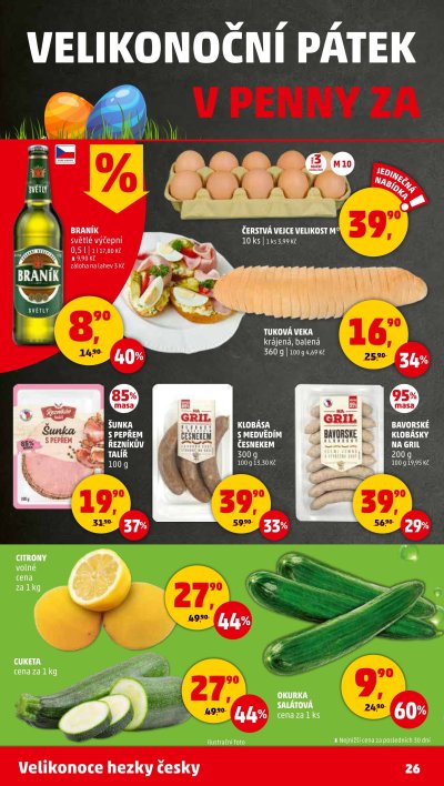 Speciality z akčního letáku týdne PENNY od 16. 4.