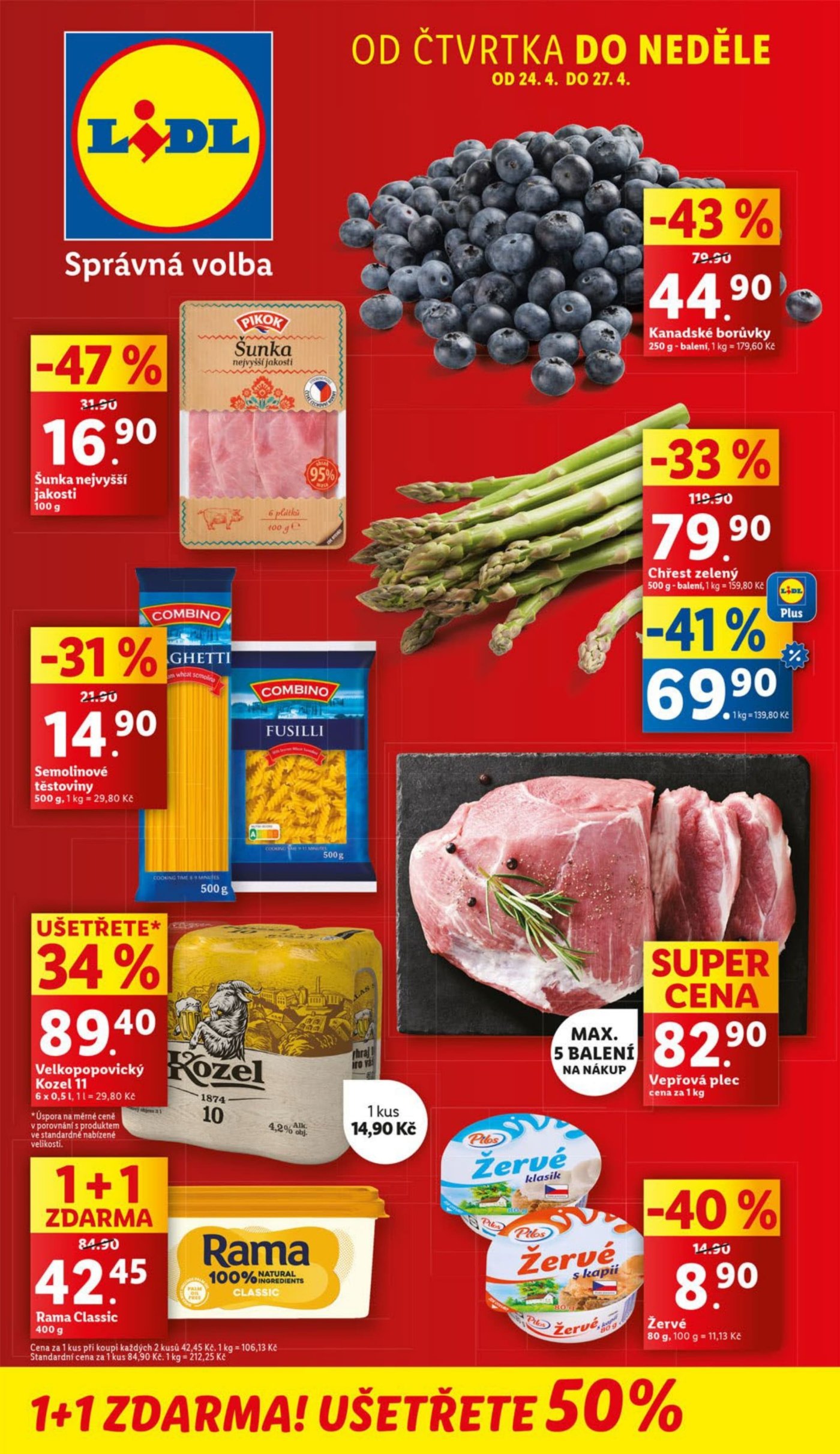 Akční leták týdne Lidl od 22. 4.