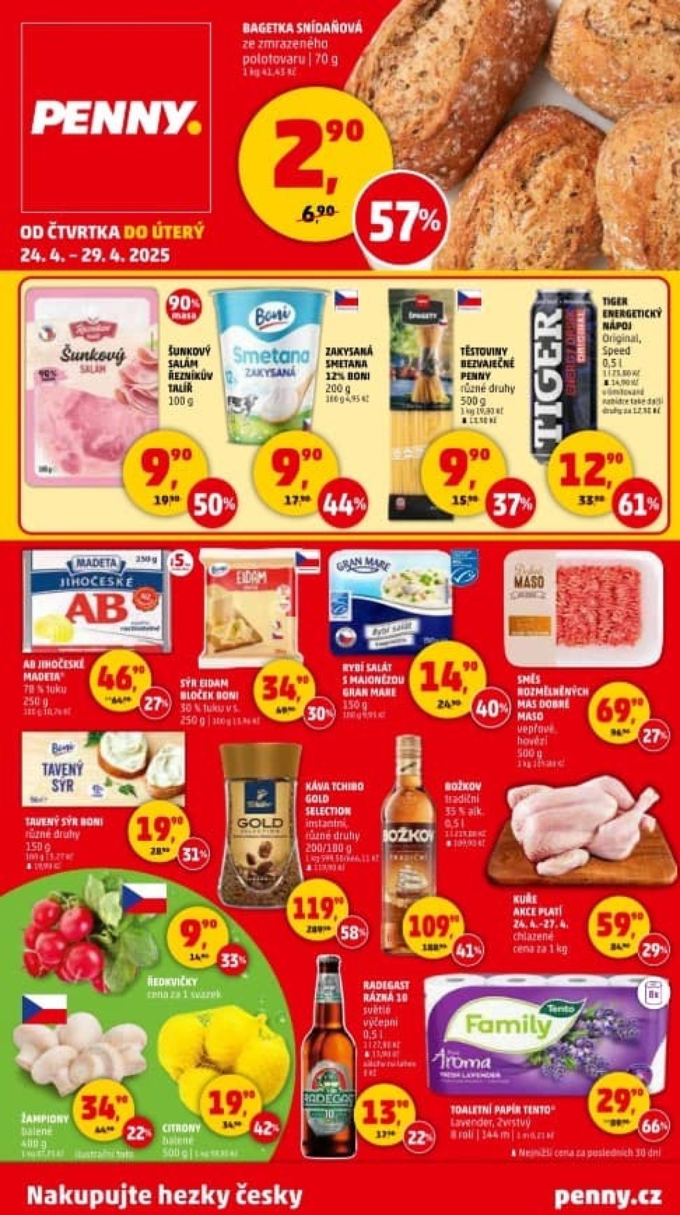 Akční leták týdne PENNY od 22. 4.