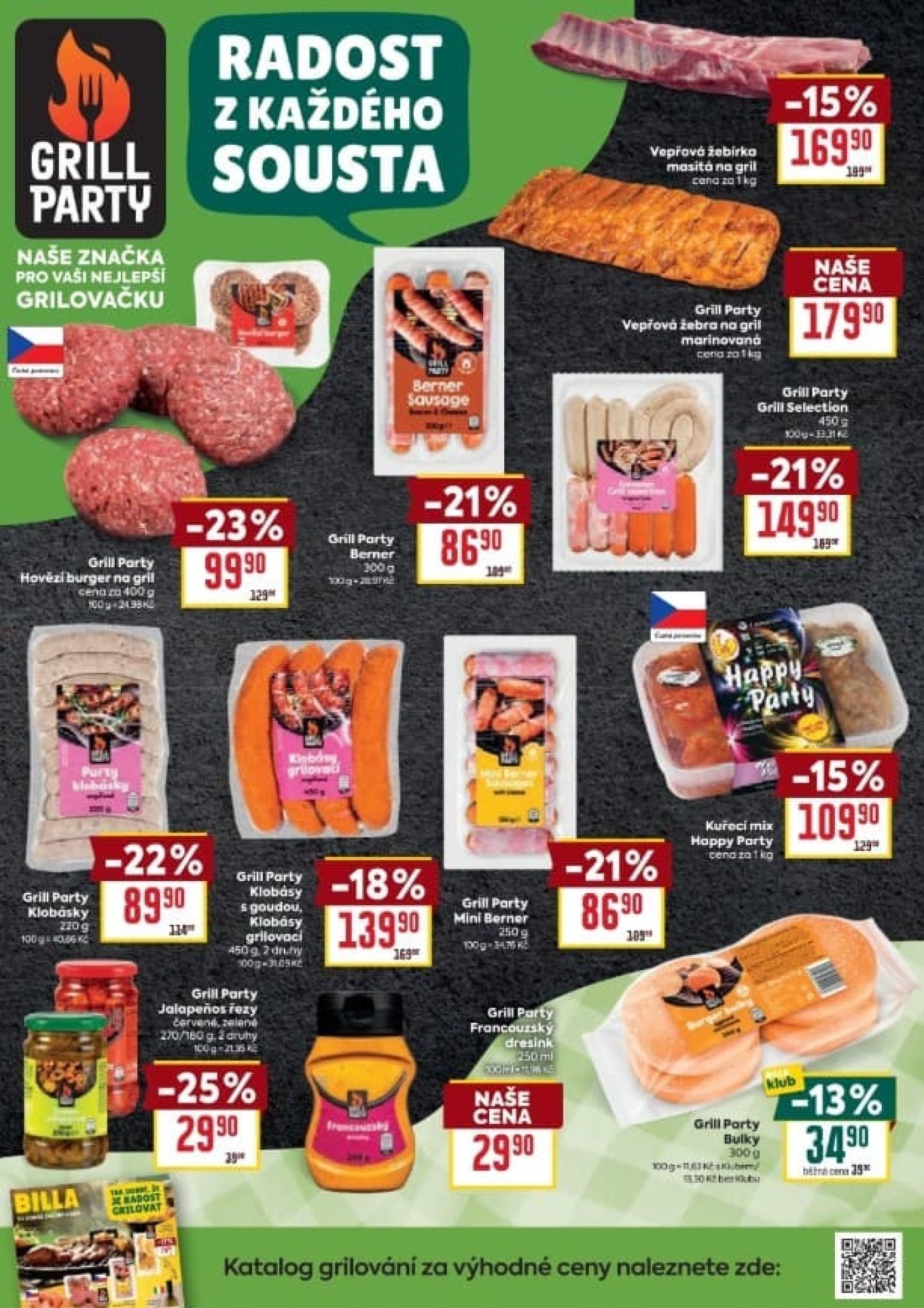 Speciality z akčního letáku týdne BILLA od 22. 4.