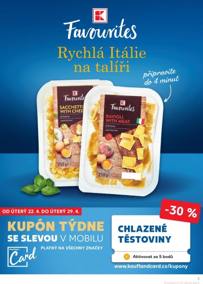 Speciality z akčního letáku týdne Kaufland od 22. 4.