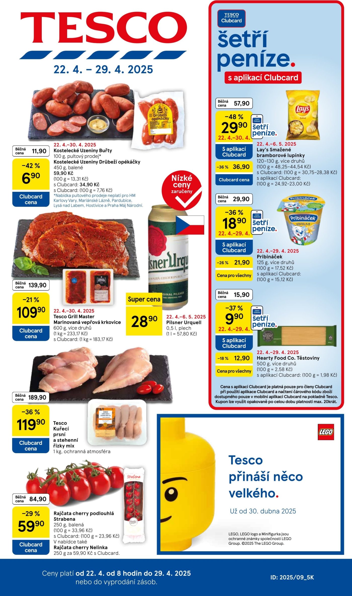 Speciality z akčního letáku týdne Tesco od 22. 4.