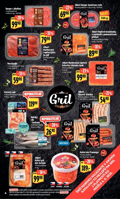 Speciality z akčních letáků týdne Albert od 28. 4.