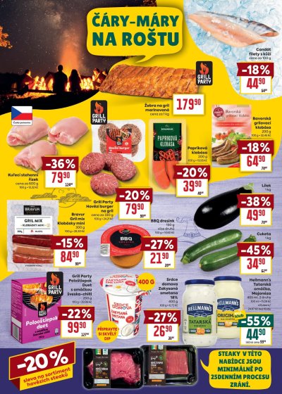 Speciality z akčních letáků týdne BILLA od 28. 4.