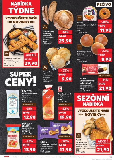 Speciality z akčních letáků týdne Kaufland od 30. 4.