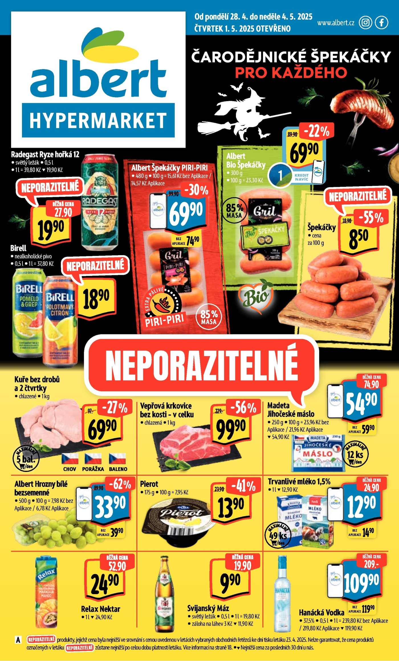 Akční leták týdne Albert od 28. 4.