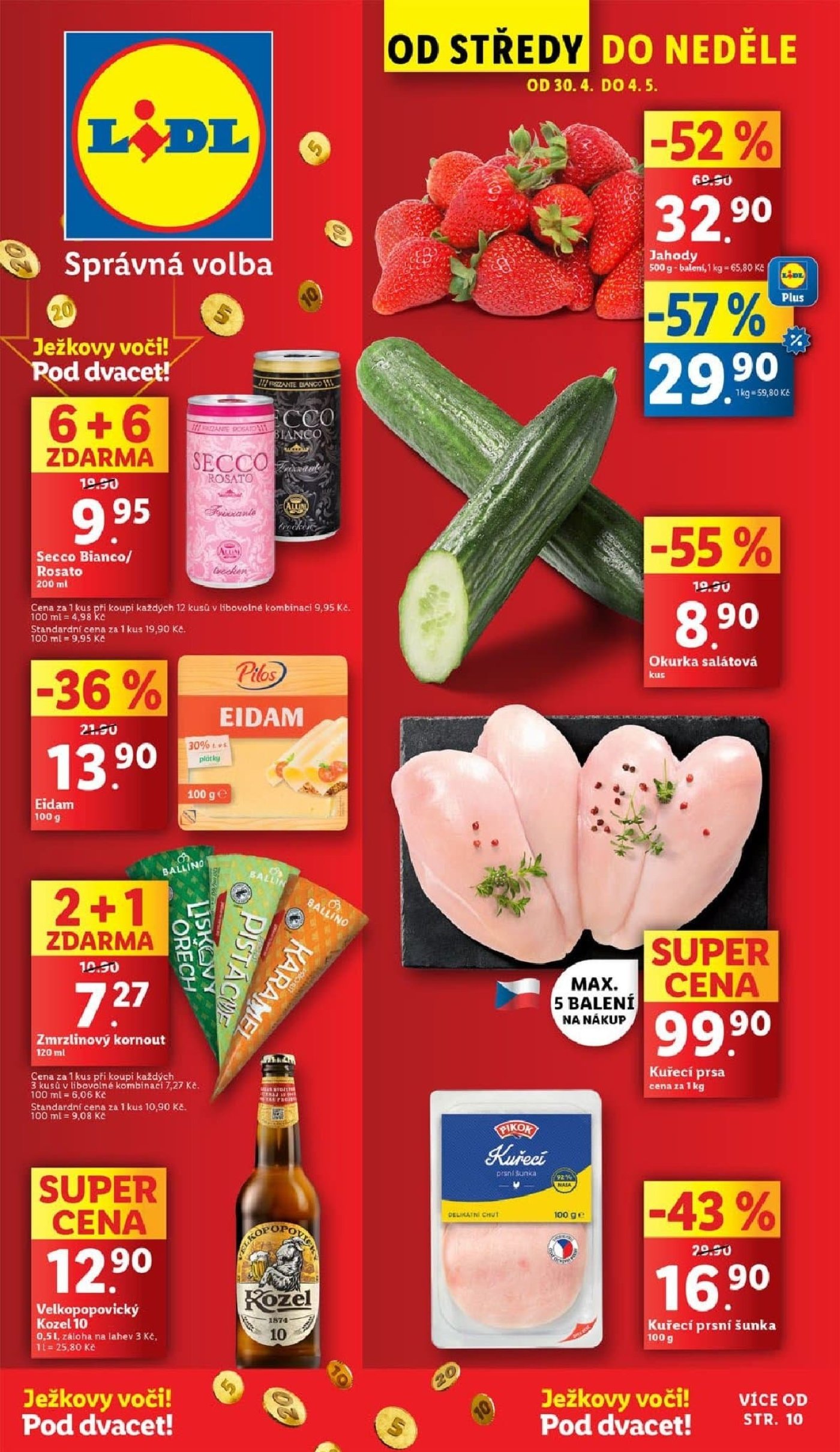 Akční leták týdne Lidl od 30. 4.