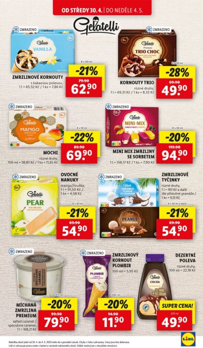 Speciality z akčních letáků týdne Lidl od 30. 4.