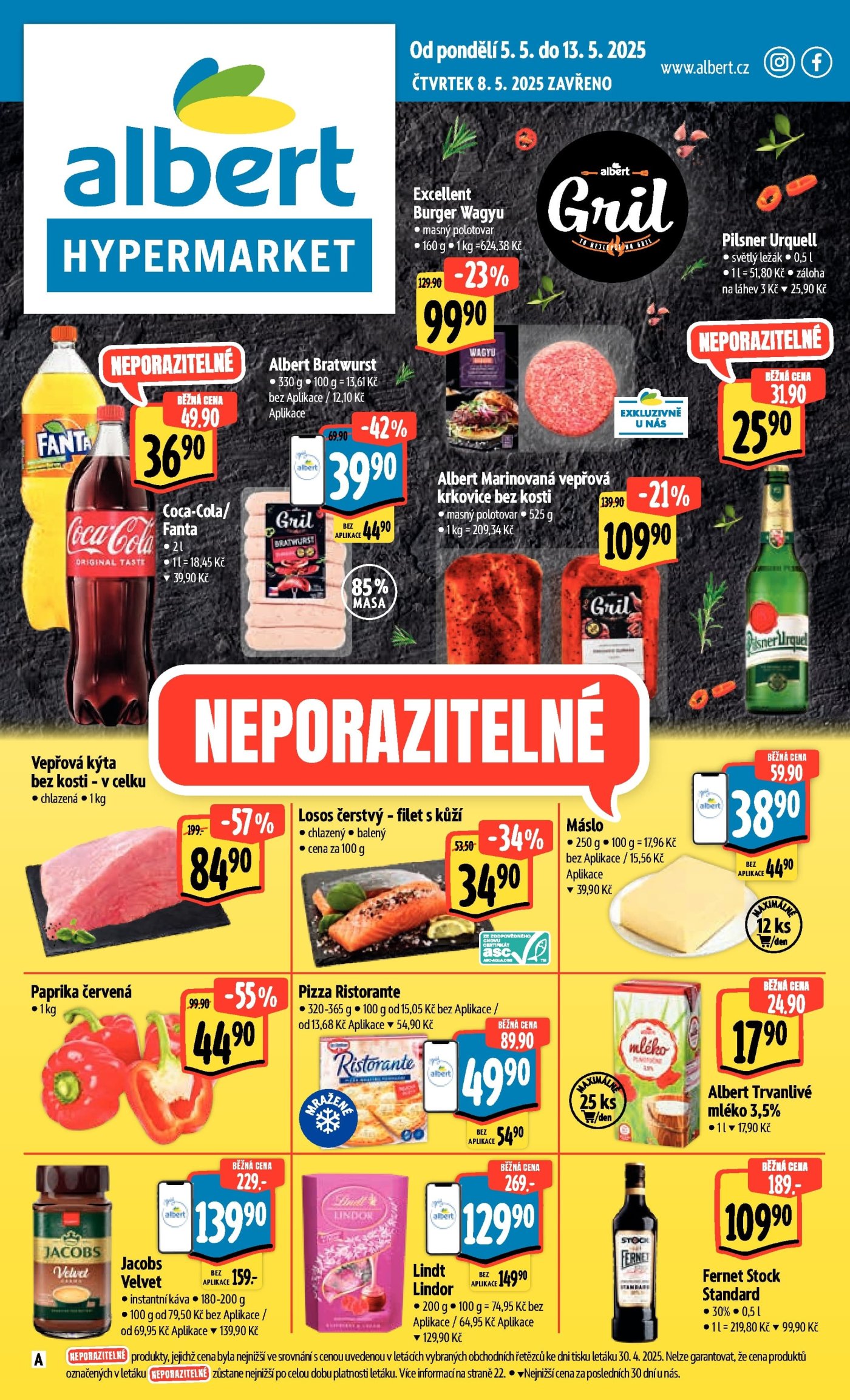 Akční leták týdne Albert platný od 5. 5.